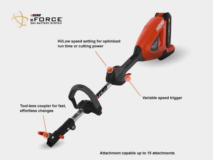 ECHO DPAS-2100 56V EFORCE BATTERY PRO ATTACHMENT SERIES POWERHEAD
