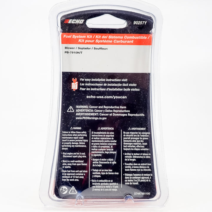 GENUINE ECHO FUEL SYSTEM KIT FITS PB-7910T, PB-7910H 90257Y