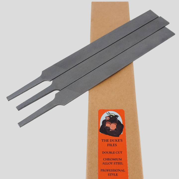THE DUKE'S PROFESSIONAL DOUBLE CUT CHROMIUM ALLOY CHAINSAW AND AXE FILES