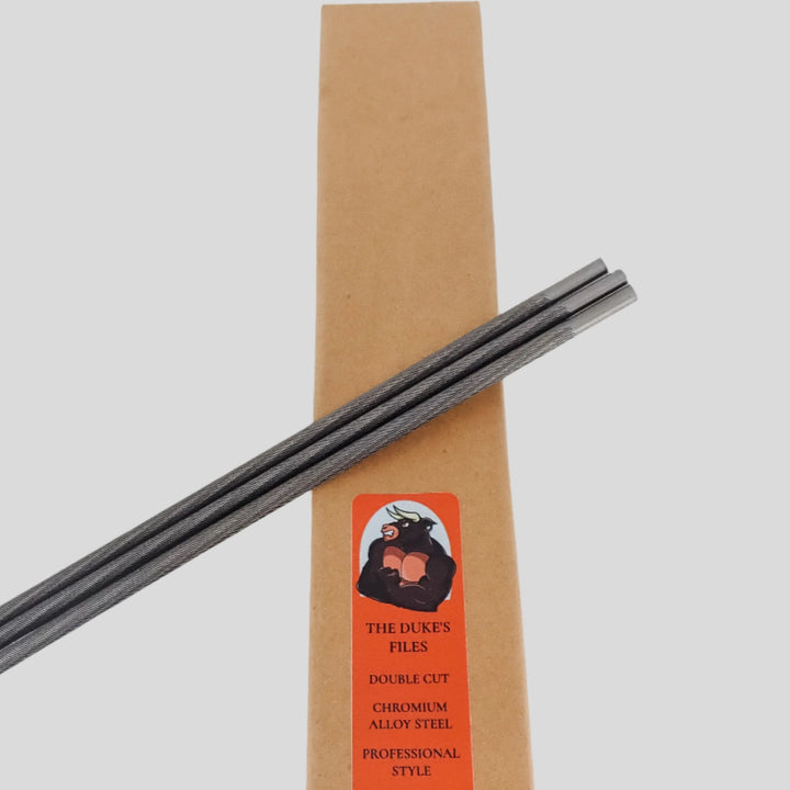 THE DUKE'S PROFESSIONAL DOUBLE CUT CHROMIUM ALLOY CHAINSAW AND AXE FILES