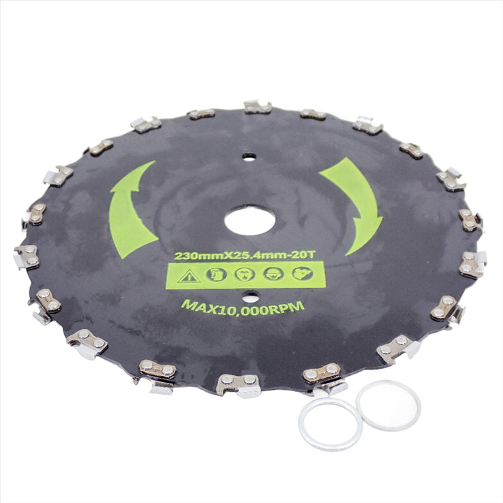 THE DUKE'S 9" CHAINSAW TRIMMER BRUSHCUTTER BLADE 22MM/25MM ARBOR SIZE