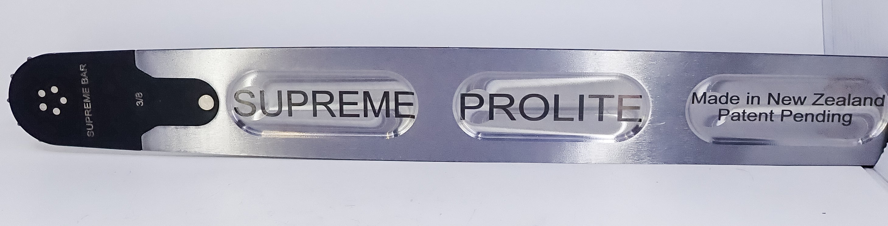 SUPREME CHAINSAW BARS -- LIGHT AND REGULAR, MADE IN NEW ZEALAND