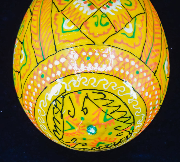 ONE LARGE UKRANIAN PYSANKY EASTER EGG ON A STAND MADE IN UKRAINE!