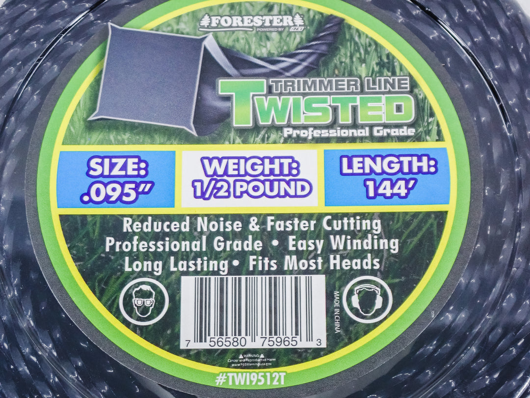 FORESTER TWISTED PROFESSIONAL TRIMMER LINE 1/2LB .095