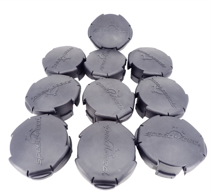 10- PACK GENUINE OEM ECHO SPEED FEED 400 HEAD LID CAP X472000070