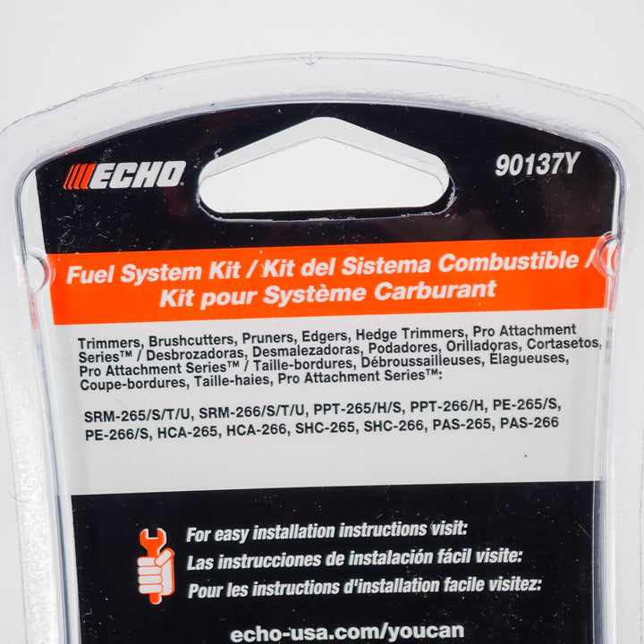 GENUINE ECHO FUEL SYSTEM MAINTENANCE KIT FITS SRM-266 + MORE 90137Y