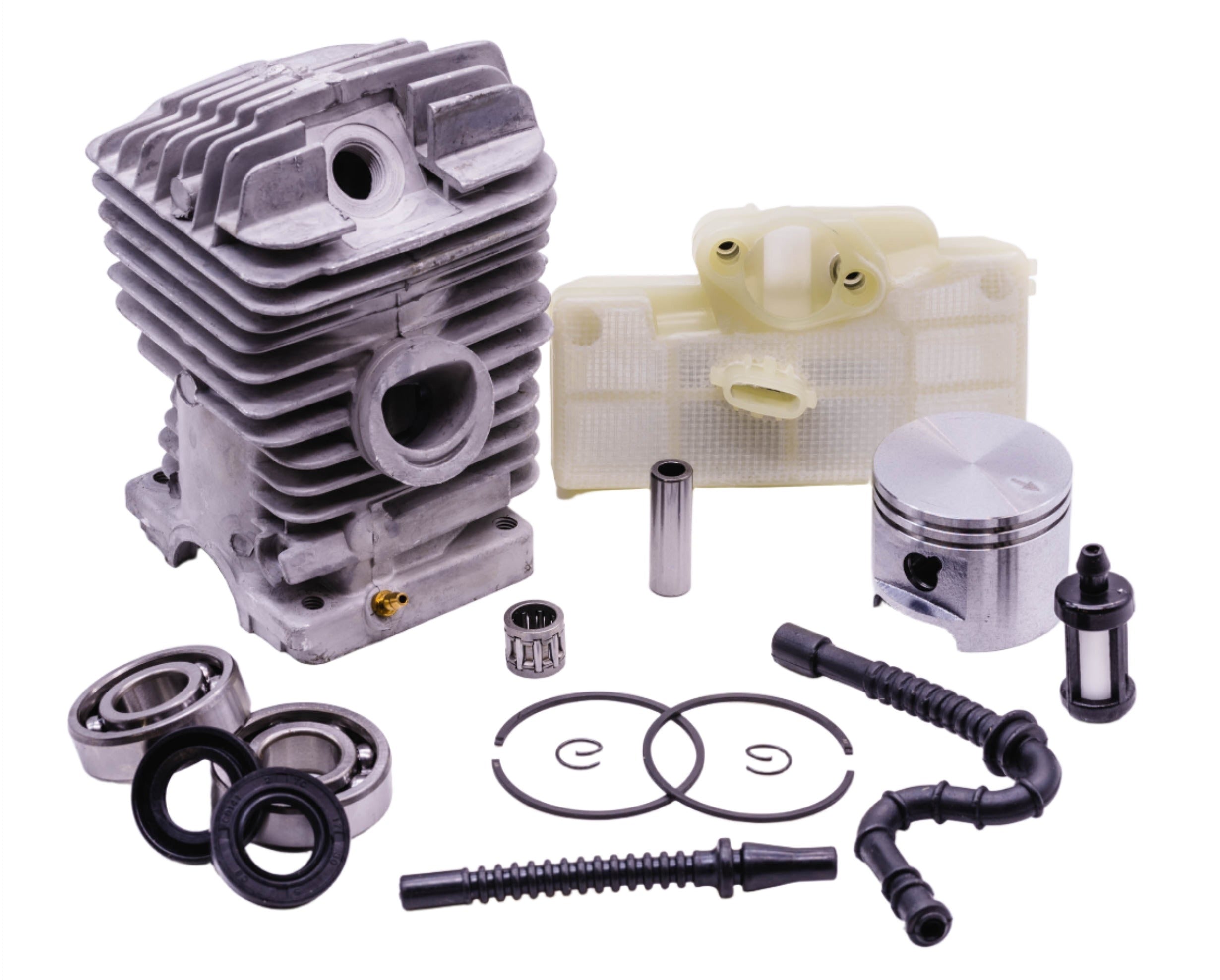 Kit Complet Cylindre Piston Silencieux 49mm Pour Tronçonneuse Stihl MS390 MS290 MS310 029 039 - Pièces De Qualité