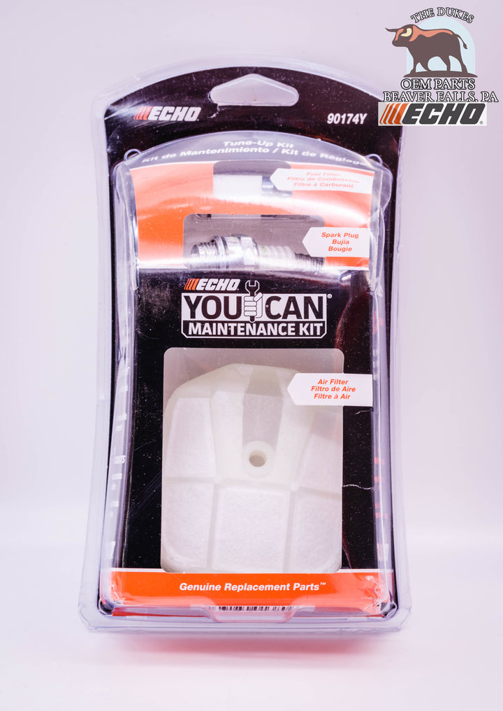 GENUINE ECHO AIR, FUEL FILTER AND SPARK PLUG TUNE UP KIT FITS CS-490 CS-4910 90174Y