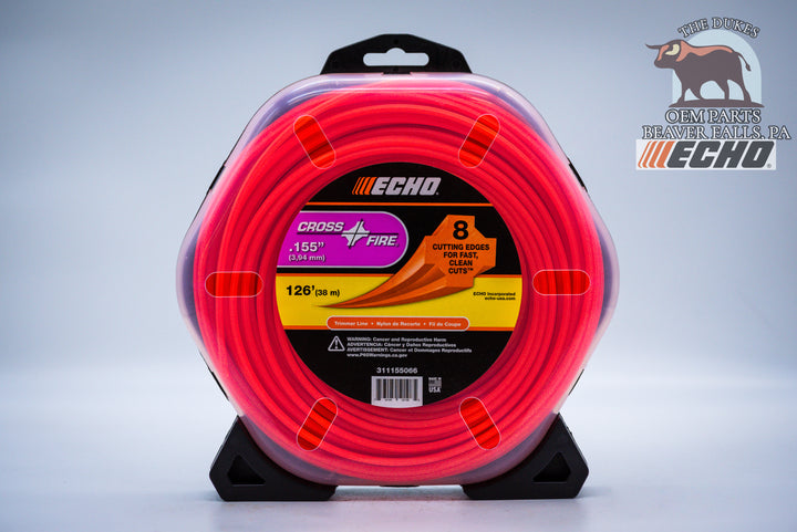 GENUINE ECHO CROSSFIRE TRIMMER LINE .155 1LB SPOOL  311155066