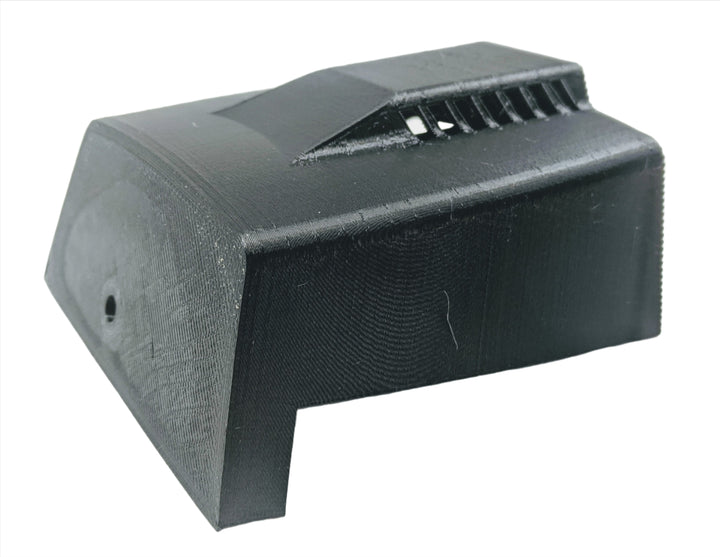 DUKE'S REPLICA AIR FILTER COVER FITS HUSQVARNA 285 298 2100 2101 VERSION 2.0 BLACK - www.SawSalvage.co Traverse Creek Inc.
