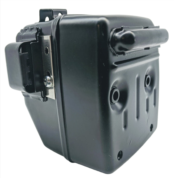 DUKE'S MUFFLER WITH SPARK SCREEN FITS HUSQVARNA 394XP 395XP 503 71 13-01 - www.SawSalvage.co Traverse Creek Inc.