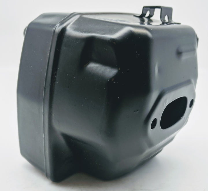 DUKE'S MUFFLER WITH SPARK SCREEN FITS HUSQVARNA 394XP 395XP 503 71 13-01 - www.SawSalvage.co Traverse Creek Inc.
