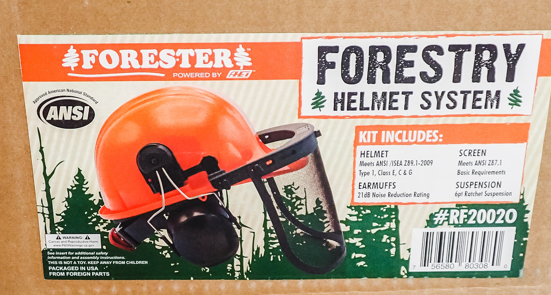 FORESTER HELMET SYSTEM WITH FACE AND HEARING PROTECTION