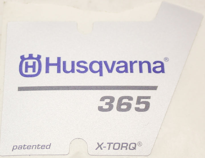 GENUINE STARTER DECAL FITS HUSQVARNA  365 X-TORQ 537230214