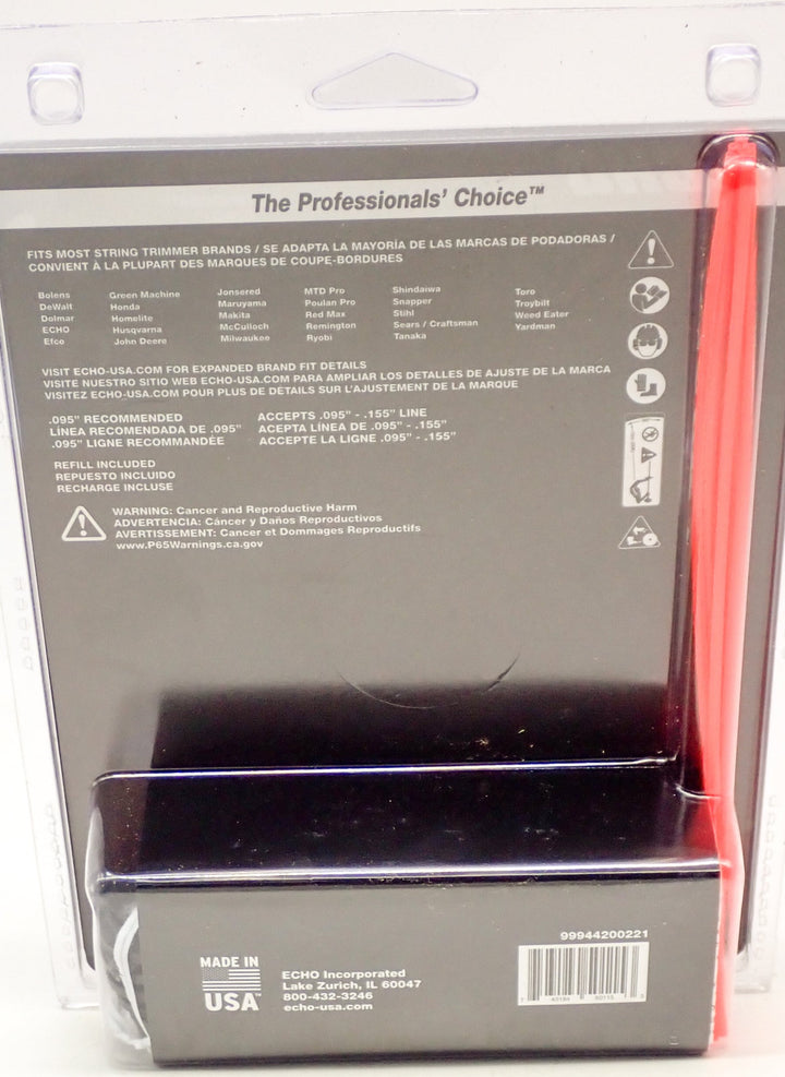 GENUINE ECHO 3-LINE RAPID LOADER TRIMMER HEAD 99944200221