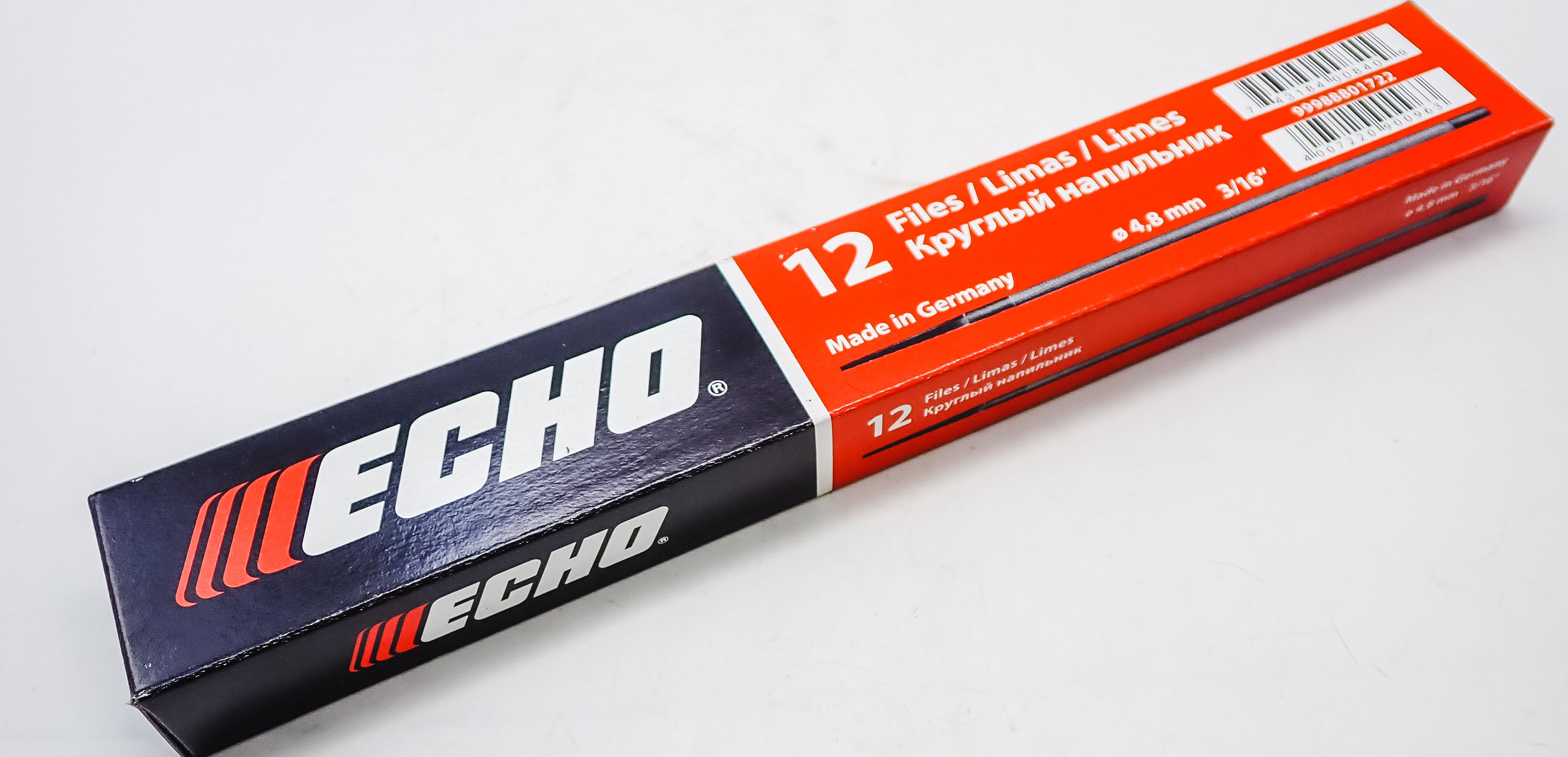 GENUINE ECHO CHAINSAW SHARPENING FILE 12PACK 3/16 99988801722 Saw