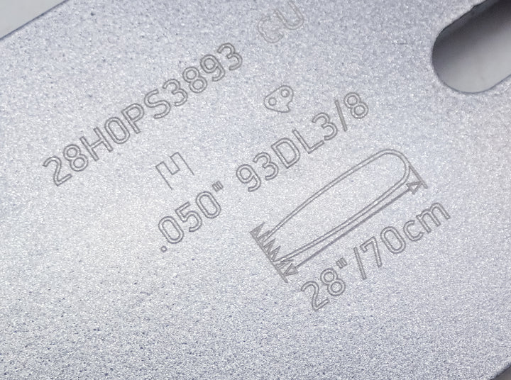 GENUINE ECHO 28" BAR FITS CS-7310P CS-7310PW 3/8 .050 93DL 28H0PS3893C