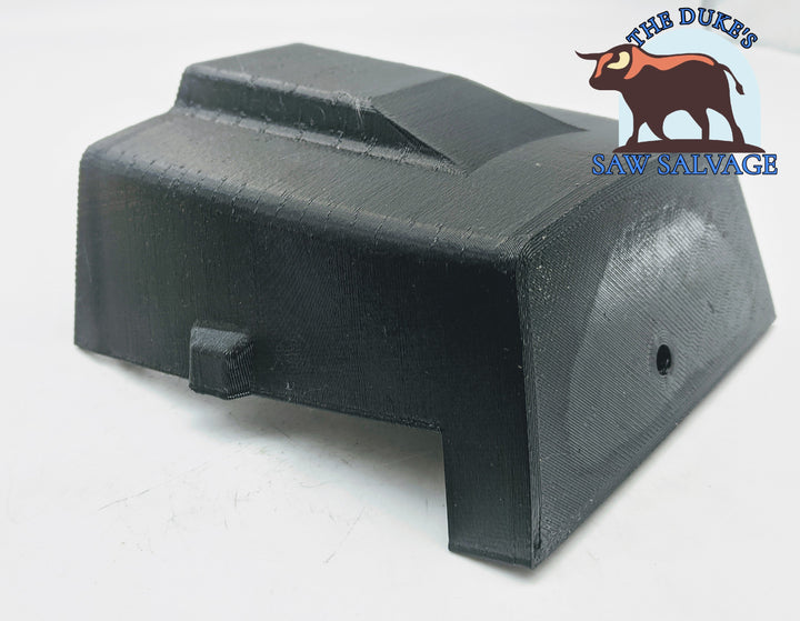DUKE'S REPLICA AIR FILTER COVER FITS HUSQVARNA 285 298 2100 2101 VERSION 2.0 BLACK - www.SawSalvage.co Traverse Creek Inc.