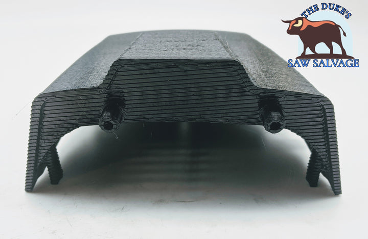 DUKE'S REPLICA AIR FILTER COVER FITS HUSQVARNA 285 298 2100 2101 VERSION 2.0 BLACK - www.SawSalvage.co Traverse Creek Inc.