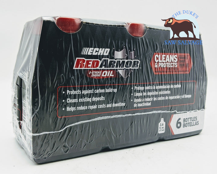 ECHO RED ARMOR 6 PACK 1 GALLON MIX 2.6OZ BOTTLES - www.SawSalvage.co Traverse Creek Inc.