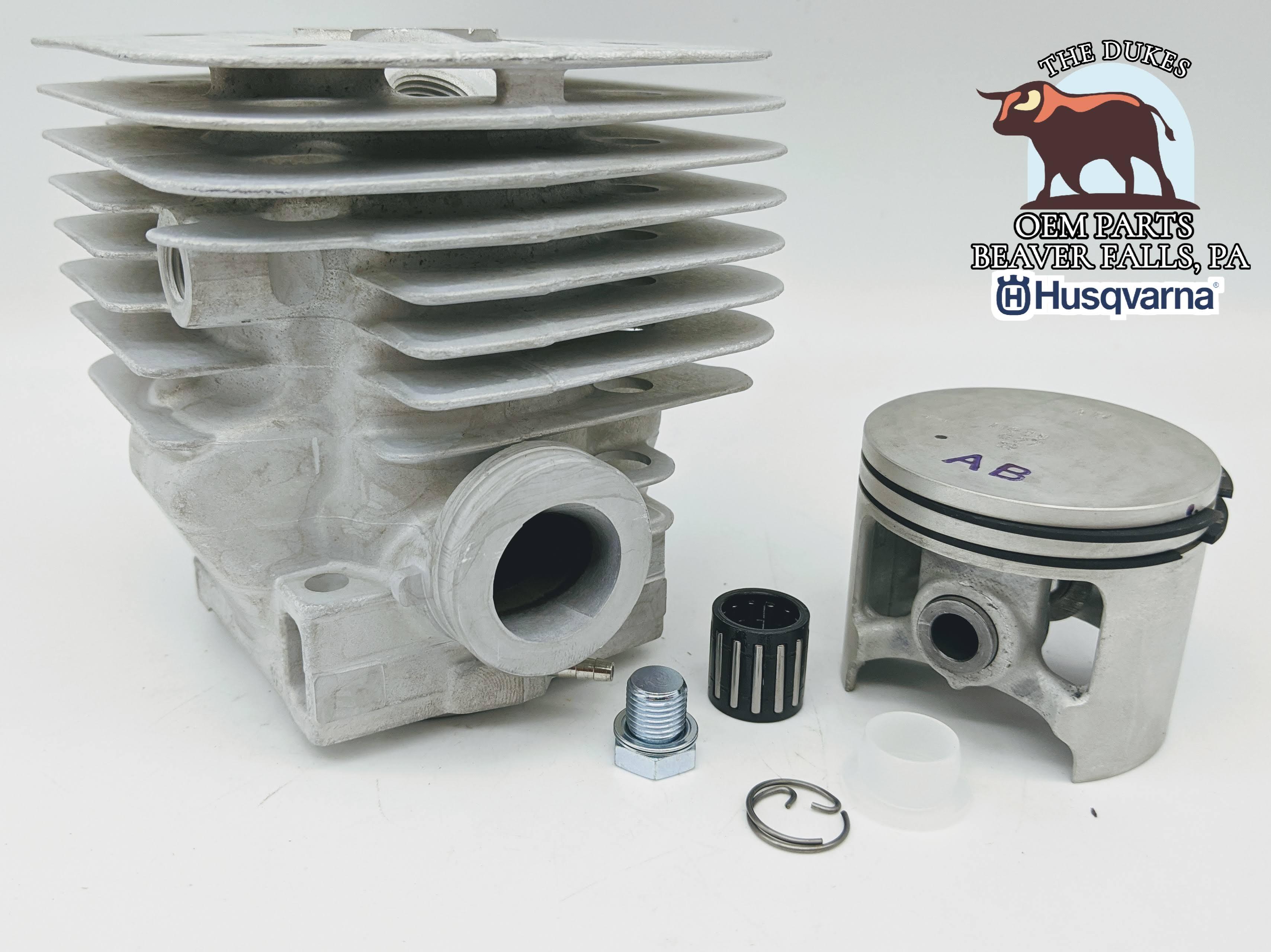 GENUINE CYLINDER KIT FITS HUSQVARNA 395XP 503993903 - Saw Salvage