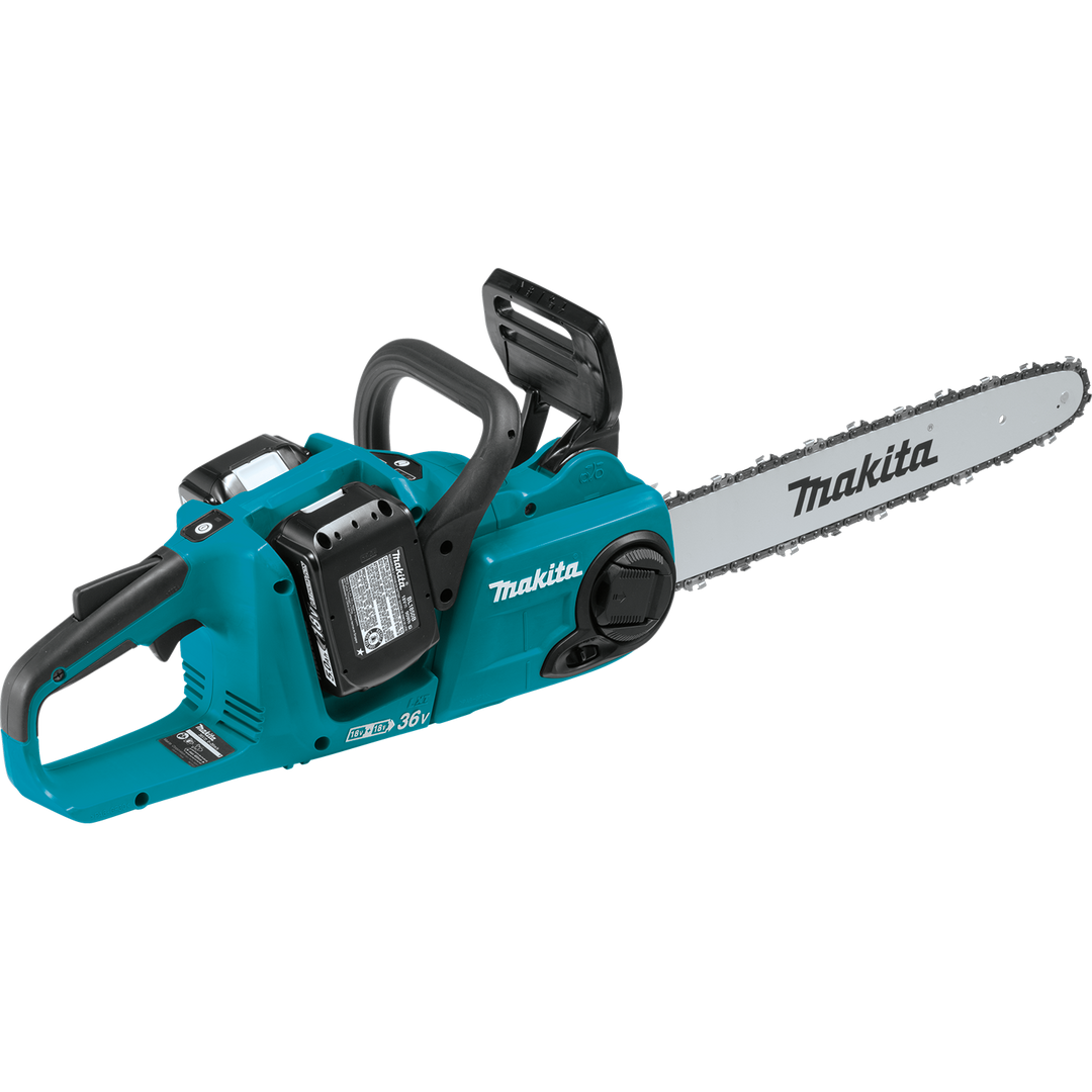 MAKITA 36V (18V X2) LXT® Brushless 16" Chain Saw Kit (5.0Ah) XCU04PT