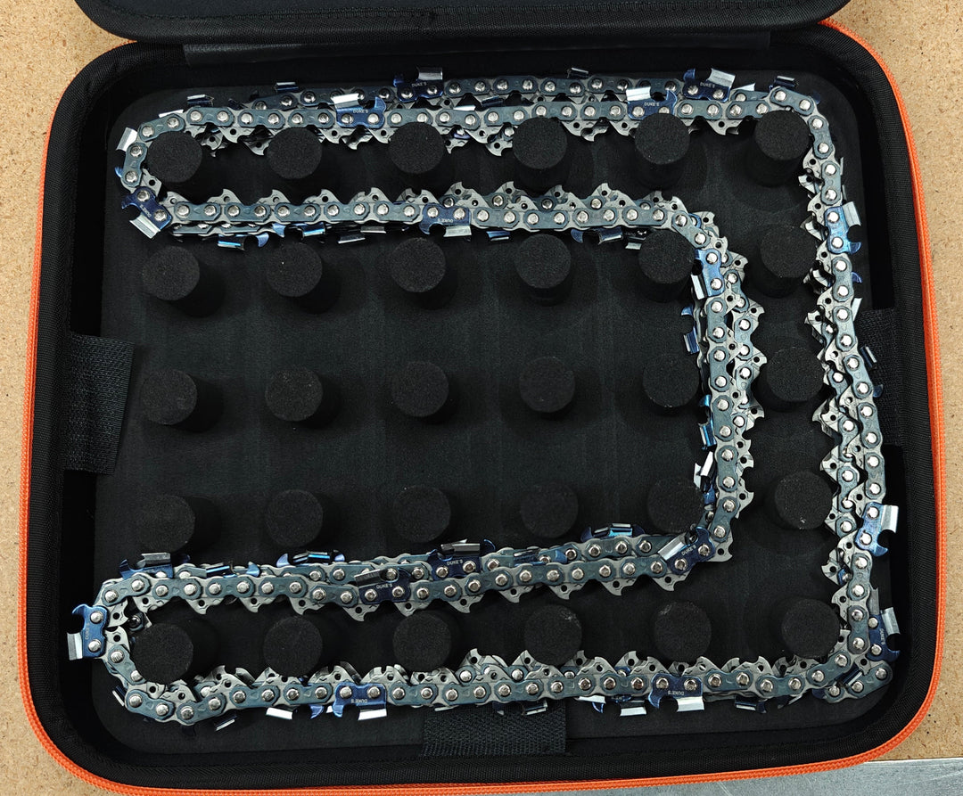 THE DUKE'S CUSTOM CHAINSAW CHAIN CASE ORGANIZER AND TOOL CASE