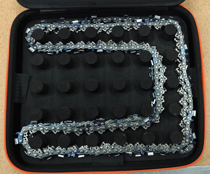 THE DUKE'S CUSTOM CHAINSAW CHAIN CASE ORGANIZER AND TOOL CASE