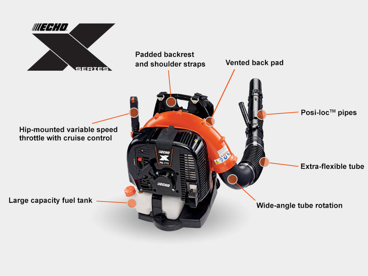 ECHO PB-770 X-SERIES PROFESSIONAL BACKPACK BLOWER