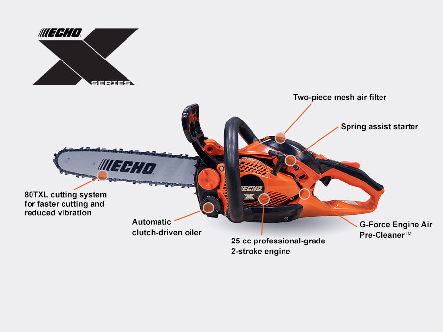 ECHO CS-2511PN PROFESSIONAL X-SERIES GASOLINE CHAINSAW