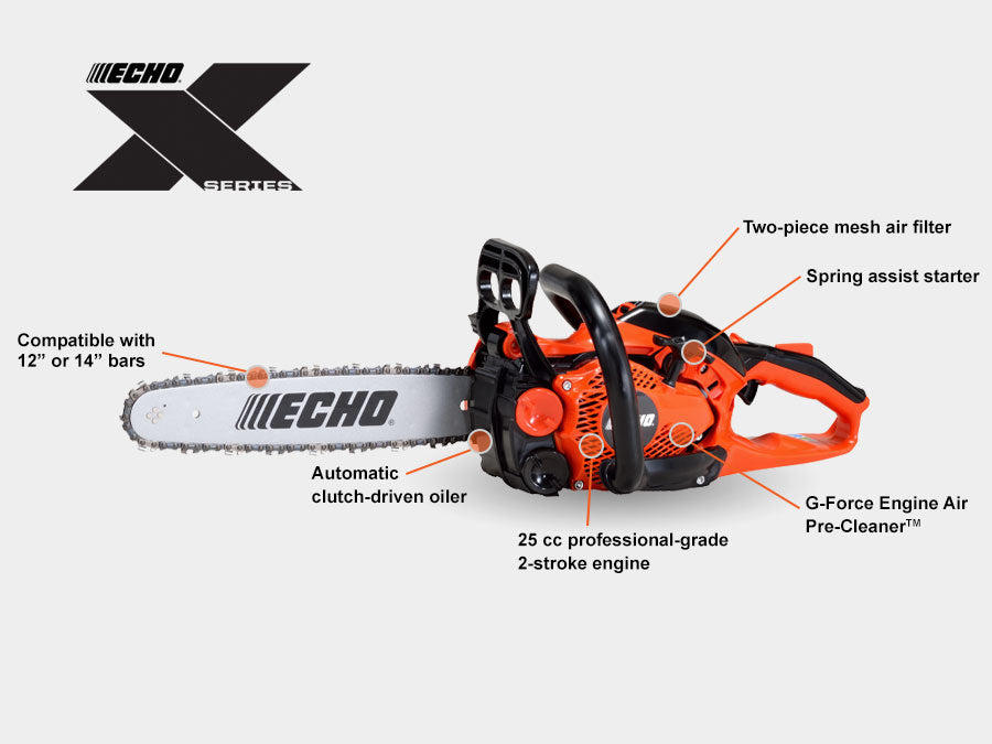 ECHO CS-2511P X-SERIES GASOLINE CHAINSAW - Saw Salvage