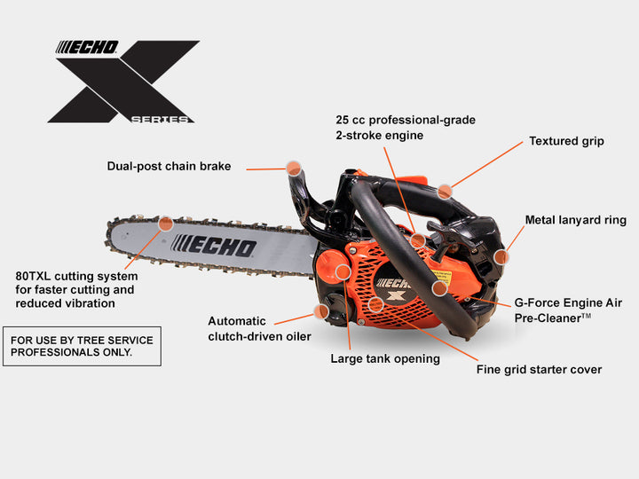 ECHO CS-2511TN PROFESSIONAL X-SERIES GASOLINE CHAINSAW