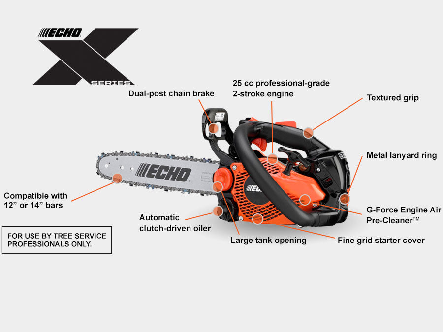 ECHO CS-2511T PROFESSIONAL X-SERIES GASOLINE CHAINSAW