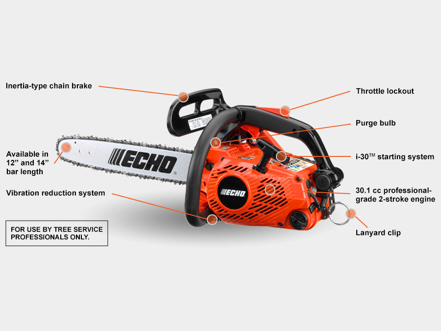 ECHO CS-303T TOP HANDLE GASOLINE CHAINSAW