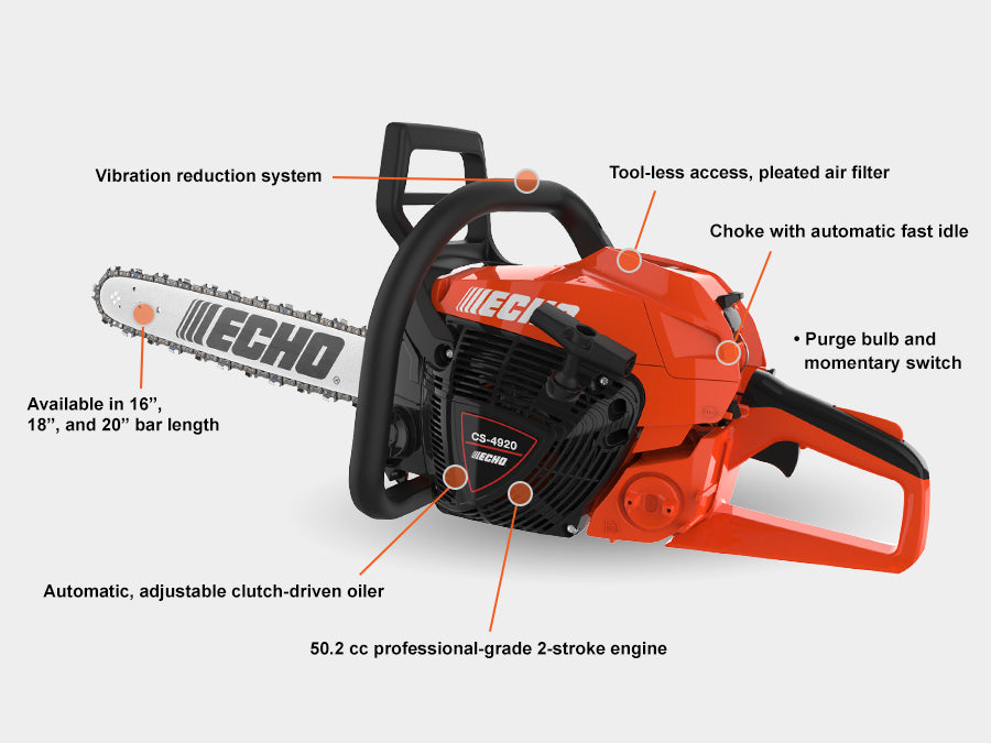 ECHO CS-4920 FARM AND RANCH GASOLINE CHAINSAW