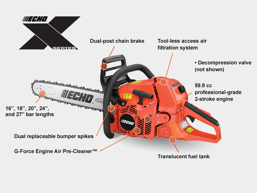 ECHO CS-620P X-SERIES PROFESSIONAL GASOLINE CHAINSAW