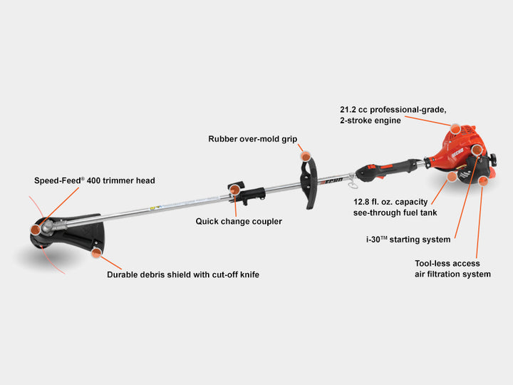 ECHO PAS-225SB PRO ATTACHMENT SERIES POWERHEAD + TRIMMER