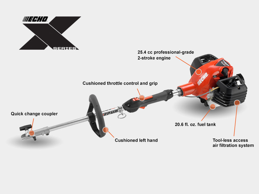 ECHO PAS-2620 X-SERIES PRO ATTACHMENT SERIES POWERHEAD