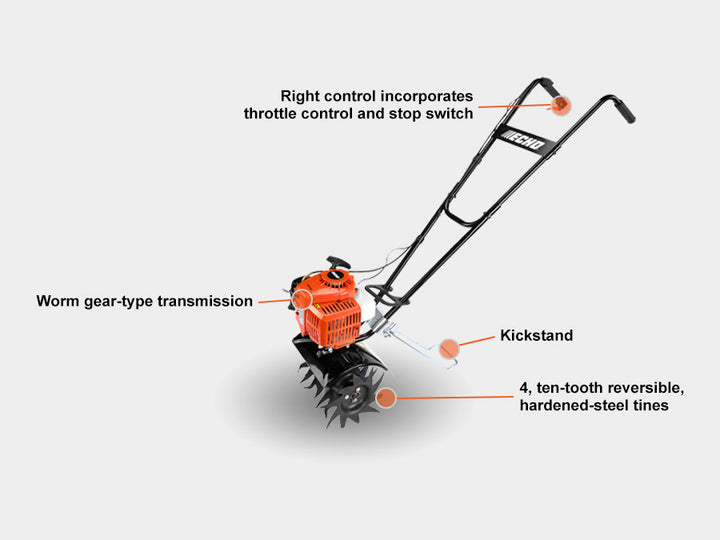 ECHO TC-210 LIGHTWEIGHT TILLER CULTIVATOR