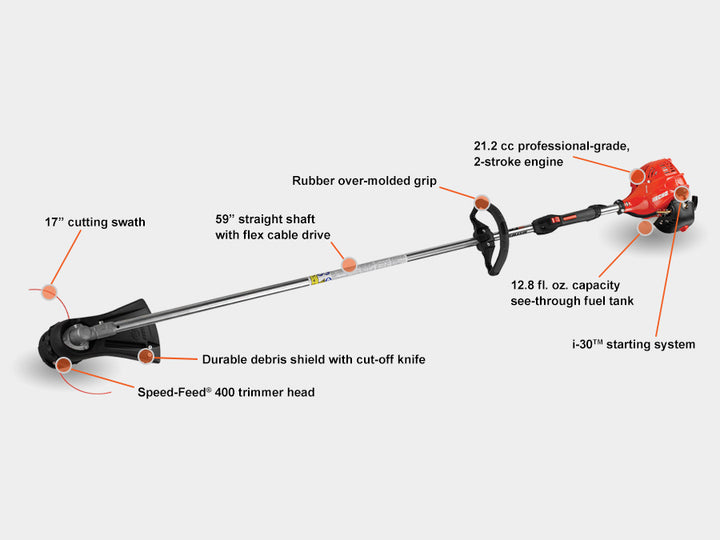 ECHO SRM-225 STRAIGHT SHAFT STRING TRIMMER