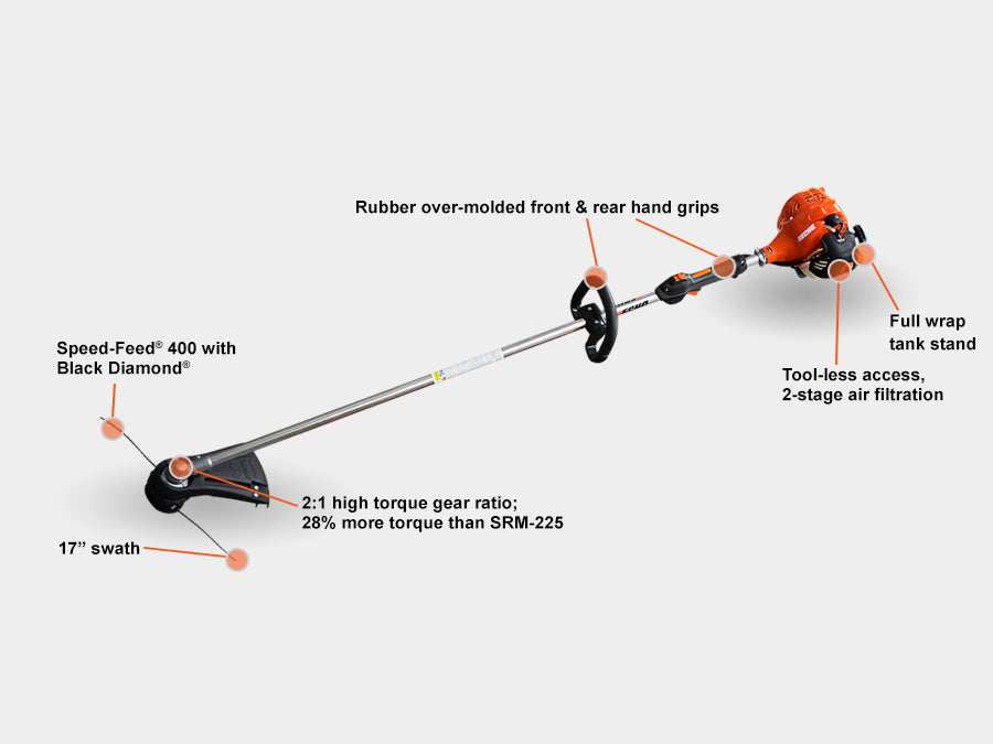 ECHO SRM-2320T STRAIGHT SHAFT STRING TRIMMER