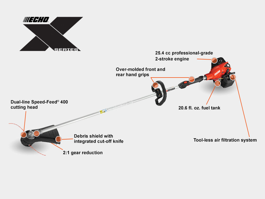 ECHO SRM-2620T HIGH TORQUE STRING TRIMMER / BRUSHCUTTER