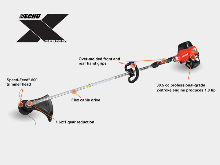 ECHO SRM-3020 X SERIES STRAIGHT SHAFT STRING TRIMMER / BRUSHCUTTER