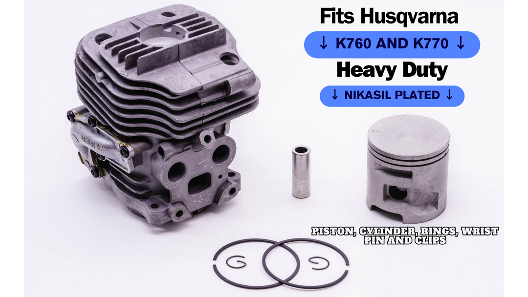 THE DUKE'S NIKASIL PISTON AND CYLINDER KIT FITS HUSQVARNA K760 II K770 51MM 581 47 61-01