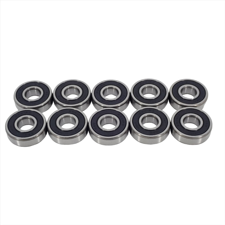 THE DUKE'S DEEP GROOVE RUBBER SEAL BALL BEARING 10-PACK 6201-2RS 12X32X10