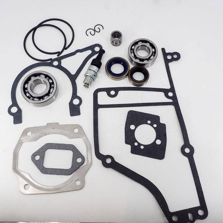 DUKE'S ENGINE REBUILD SET FITS STIHL TS400, CYLINDER, CRANKSHAFT, BEARINGS, BELT