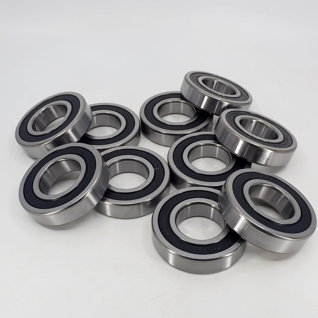 THE DUKE'S DEEP GROOVE RUBBER SEAL BALL BEARING 10-PACK 6207-2RS 35x72x17