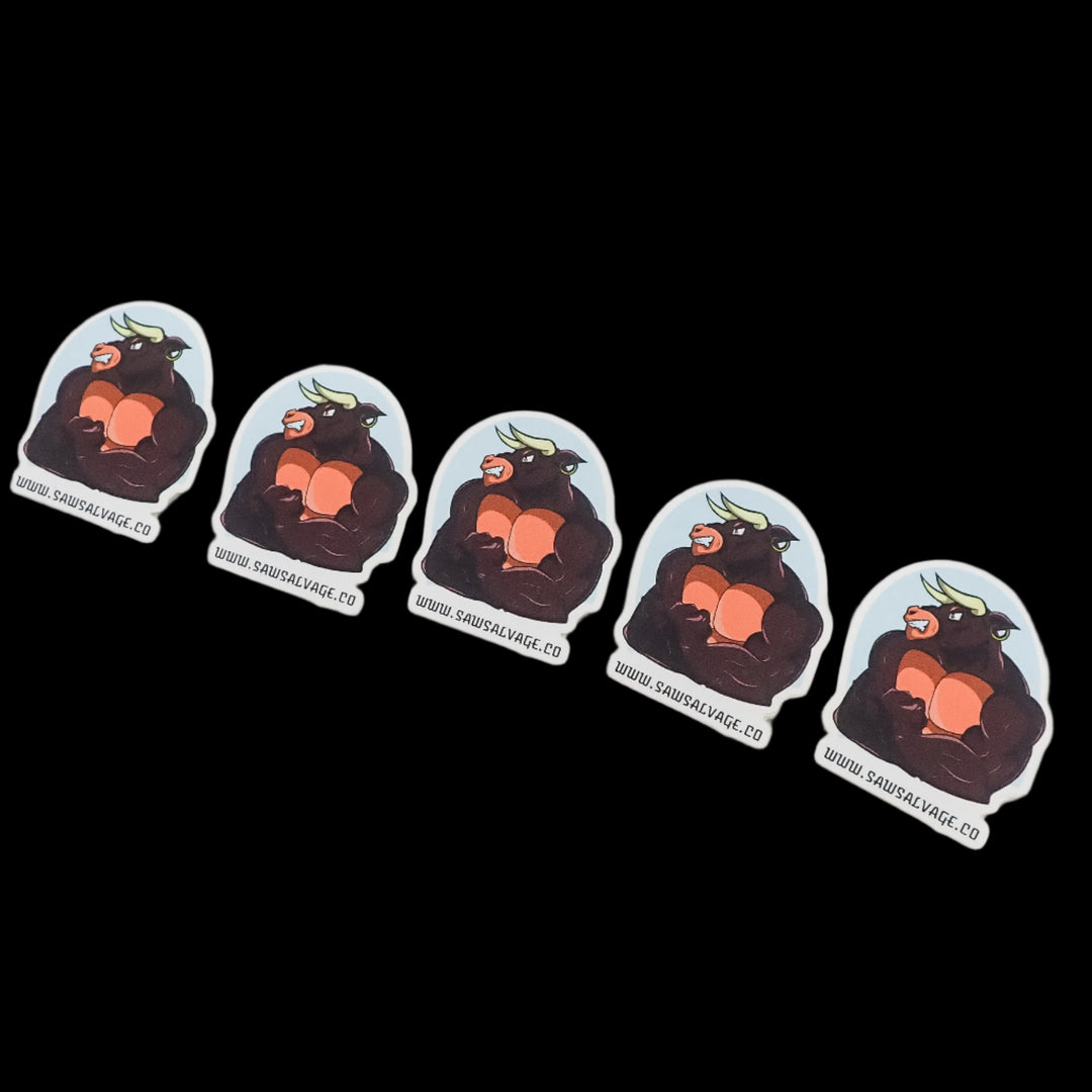 5-PACK THE DUKE'S STICKER 1.5X2
