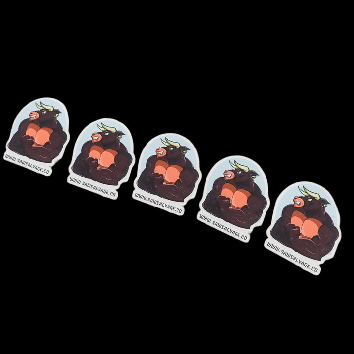 5-PACK THE DUKE'S STICKER 1.5X2