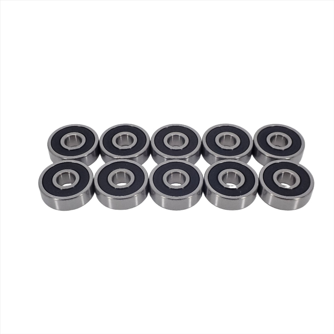 THE DUKE'S DEEP GROOVE RUBBER SEAL BALL BEARING 10-PACK 6301-2RS 12X37X12